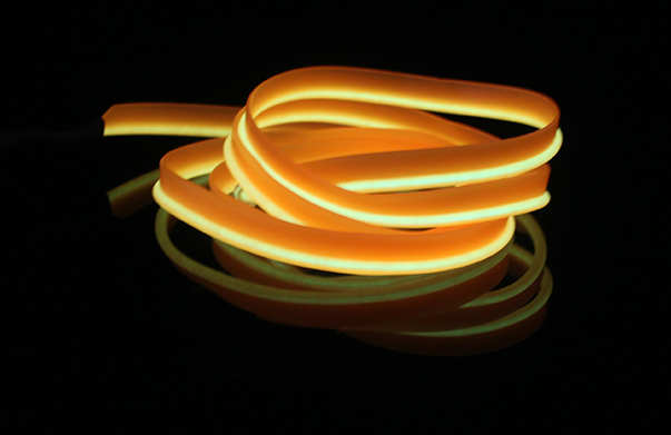 Flexible car light strip, yellow