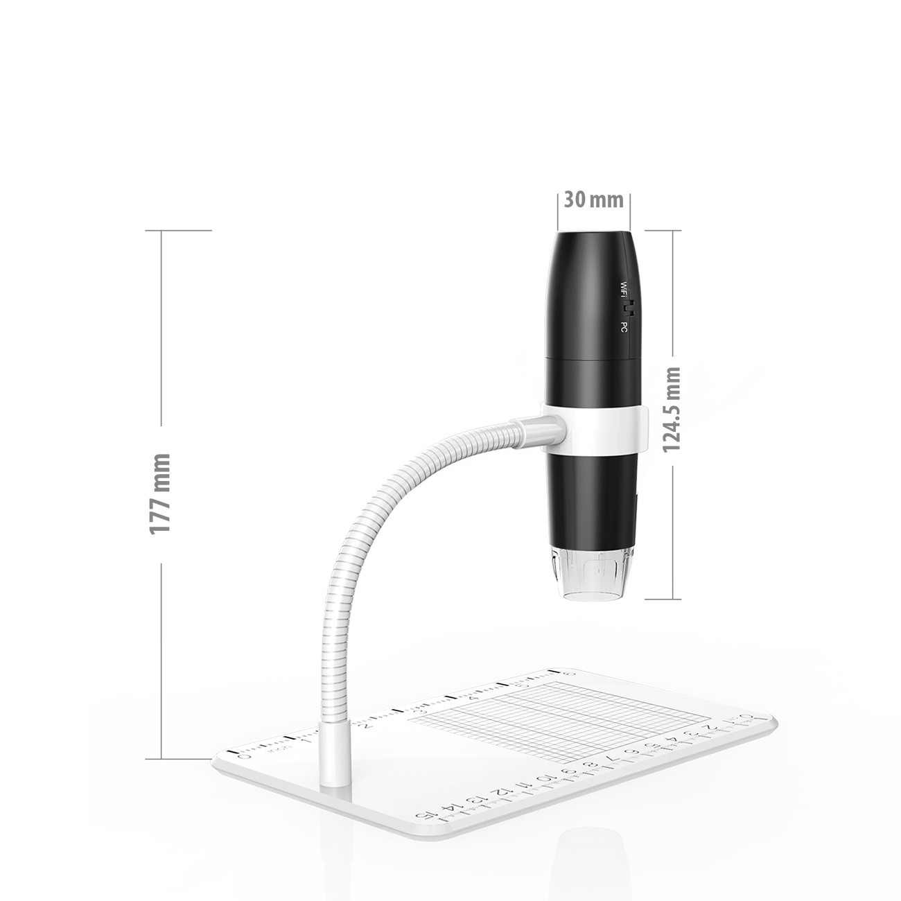 Digitales USB-Mikroskop mit LED-Licht – Bild 6