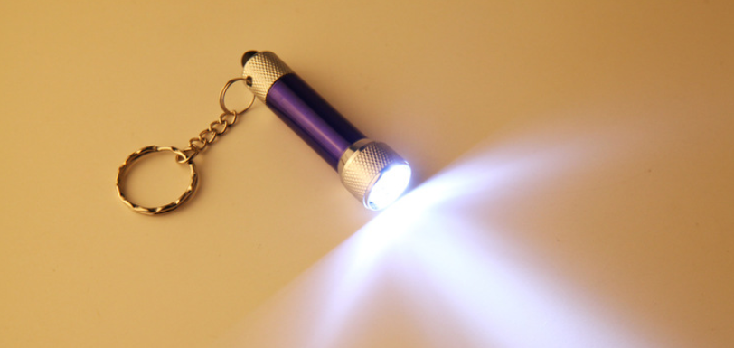 Mini keychain torch, white - Image 4