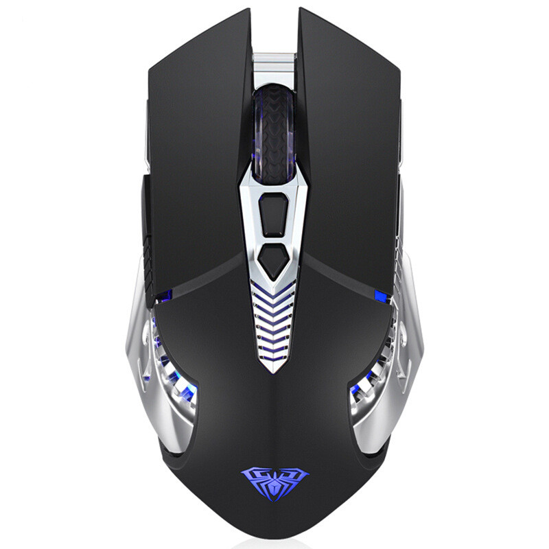 Silent rechargeable Bluetooth mouse, black