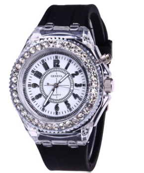 Reloj con correa de silicona, rojo - Imagen 6