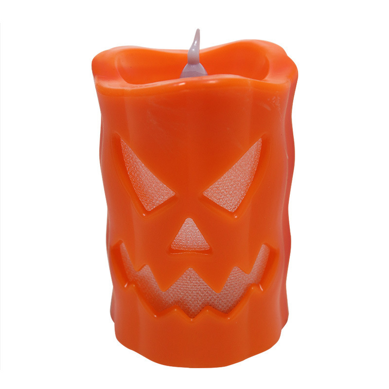 Vela LED caveira para Halloween, preta - Image 2