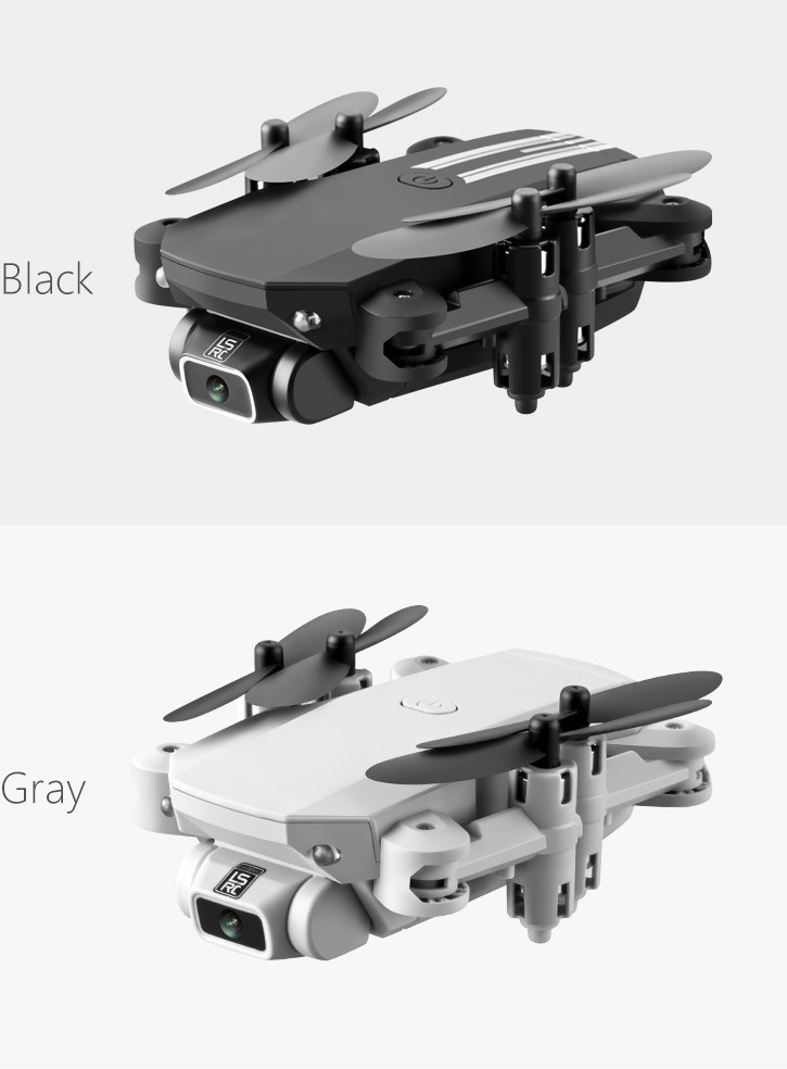 Foldable mini drone with Wi-Fi camera, black - Image 5