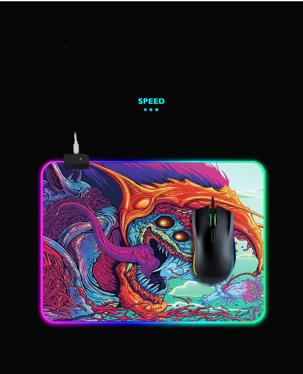 Large mouse pad with RGB lighting - Image 4