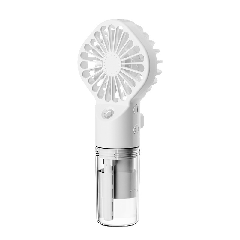 Handheld mist fan, white