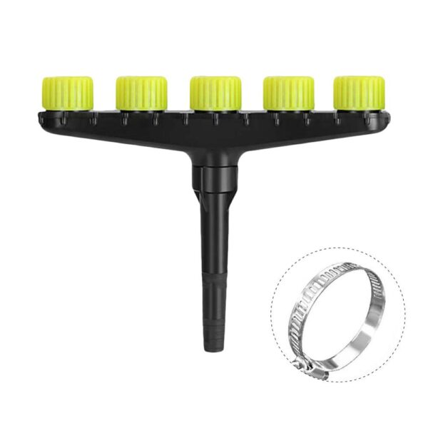 Buse d'arrosage réglable pour jardin et potager, 5 trous