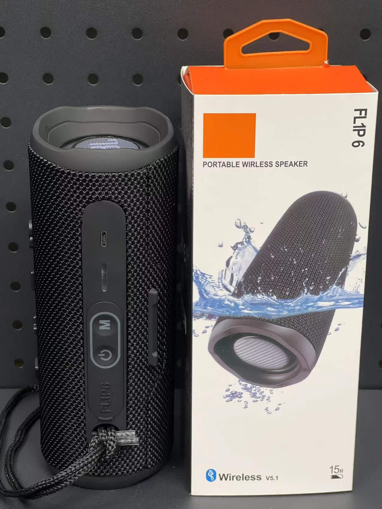 Enceinte Bluetooth portable à deux haut-parleurs, noire – Image 3