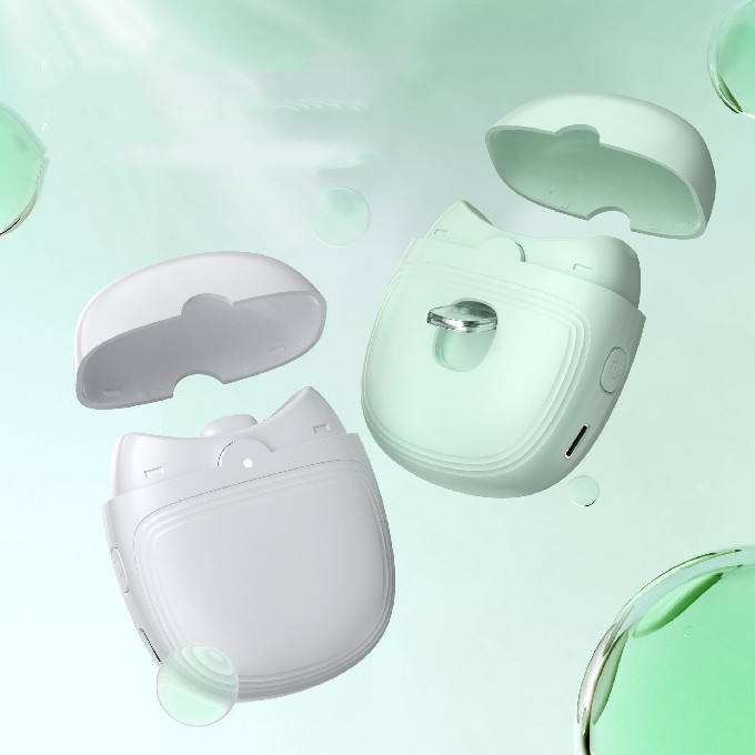Coupe-ongles électrique avec lumière, blanc – Image 7