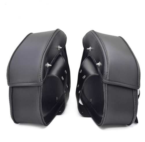 Sacoches latérales de moto en cuir PU, lot de deux – Image 5