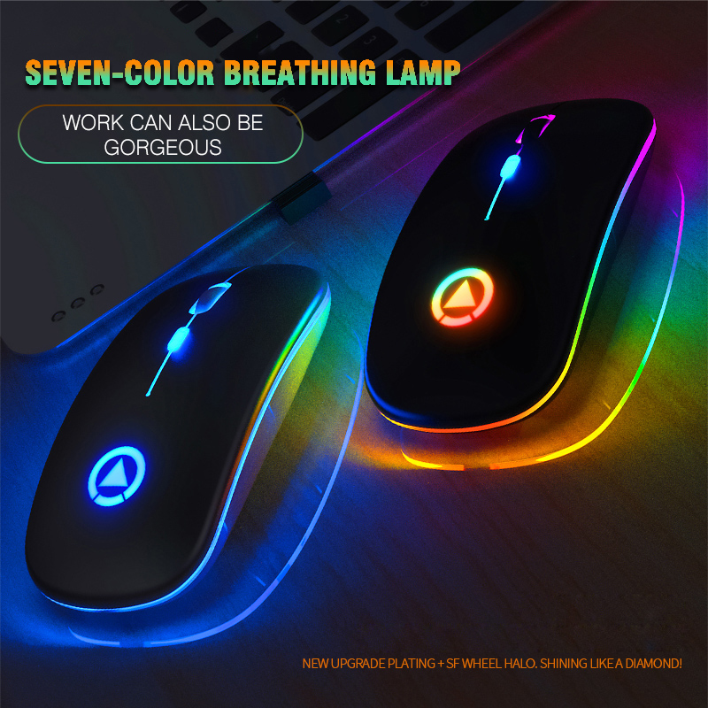 Rechargeable wireless mouse, rose gold - Image 5