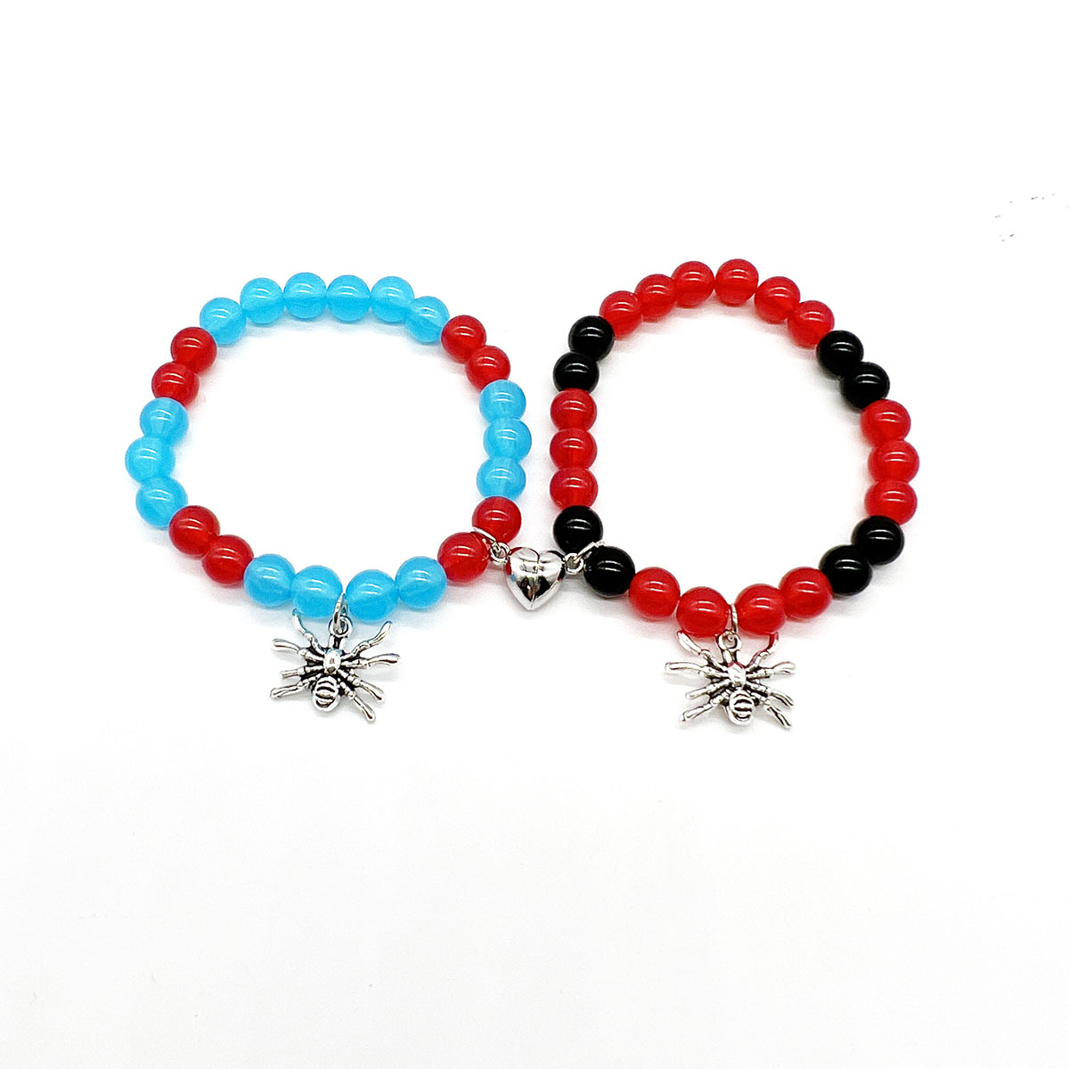 Duo de bracelets en perles motif cartes à jouer – Image 2