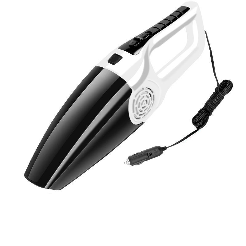 Aspirador portátil para carro, branco