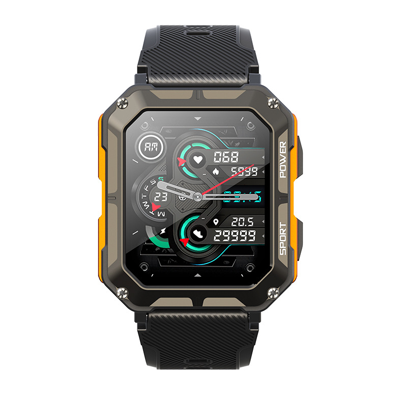 Outdoor smart watch with calling, black - Image 3