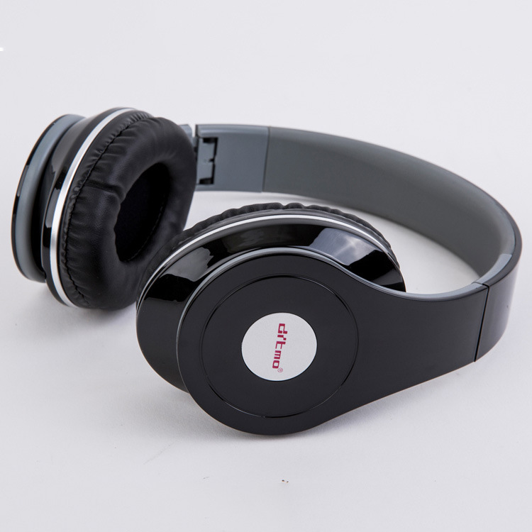 Casque filaire avec micro et télécommande, noir