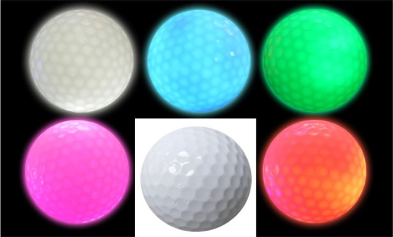 Pelota de golf luminosa para jugar de noche - Imagen 5