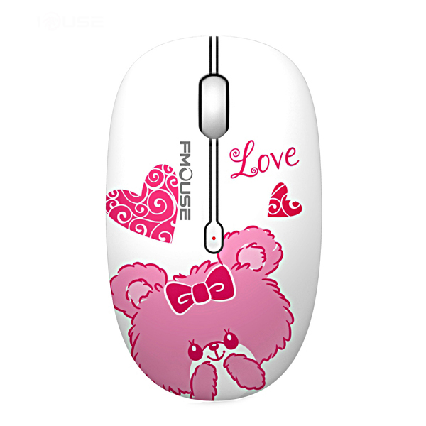 Silent wireless mouse with bird print - Image 3