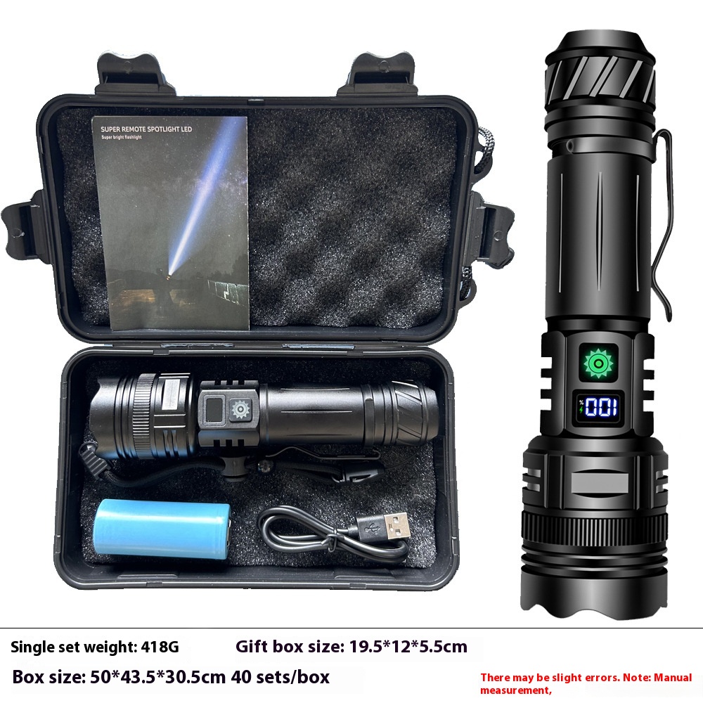 Torch with adjustable beam, aluminium - Image 2