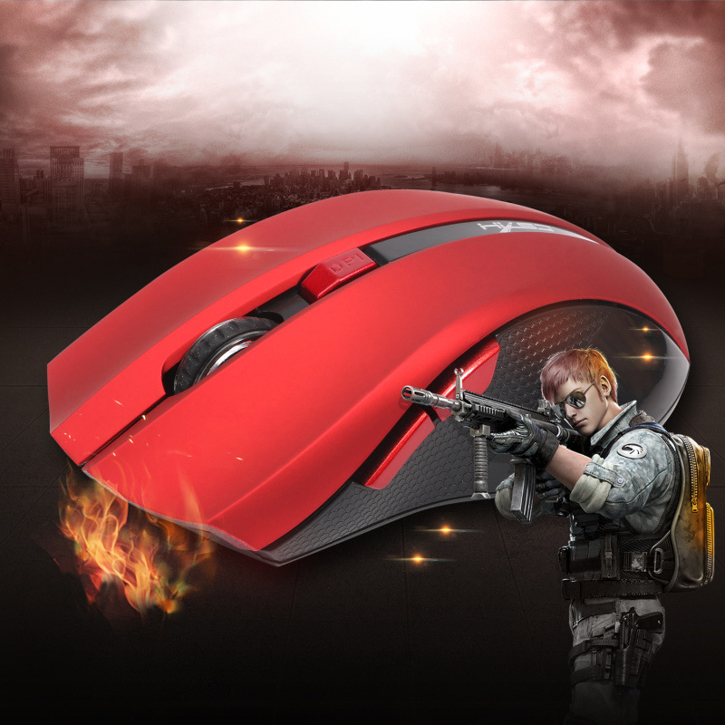 Red wireless mouse for laptop and office - Image 5