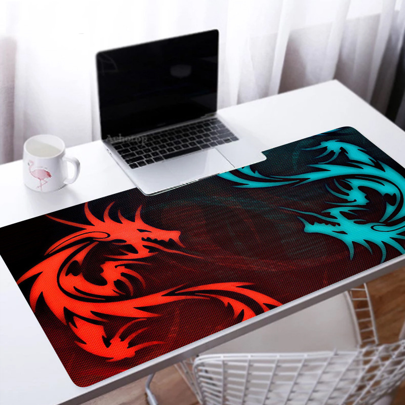 Large mouse mat with a dinosaur, rubber - Image 3
