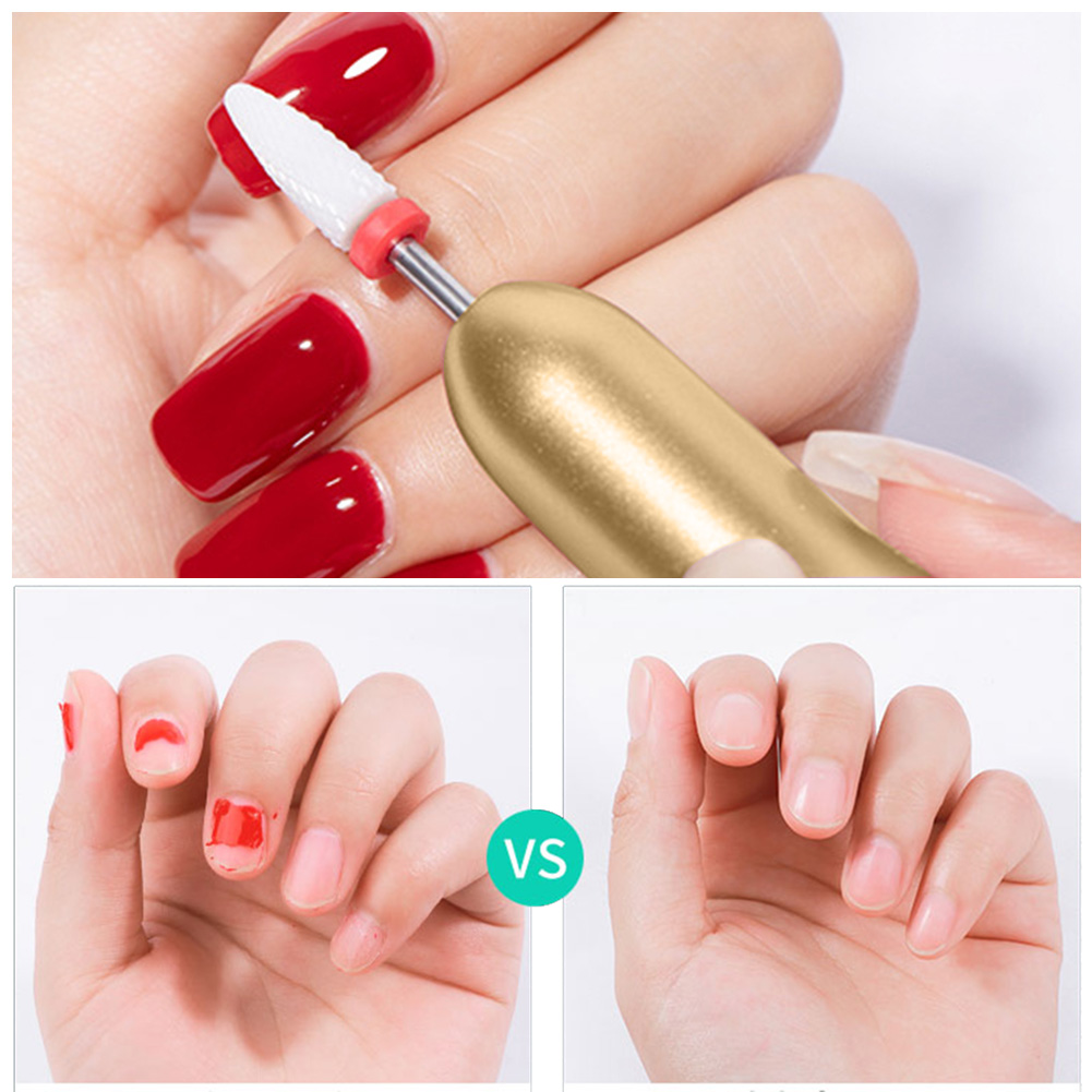 Broca elétrica para unhas com seis pontas, rosa - Image 5