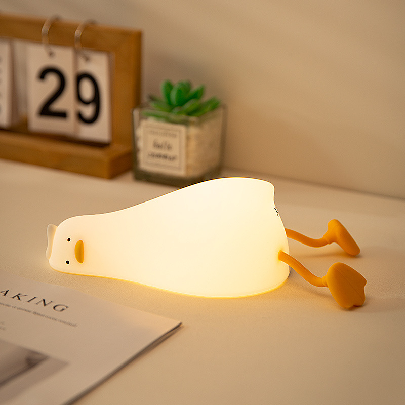 Veilleuse lapin couché en silicone – Image 6
