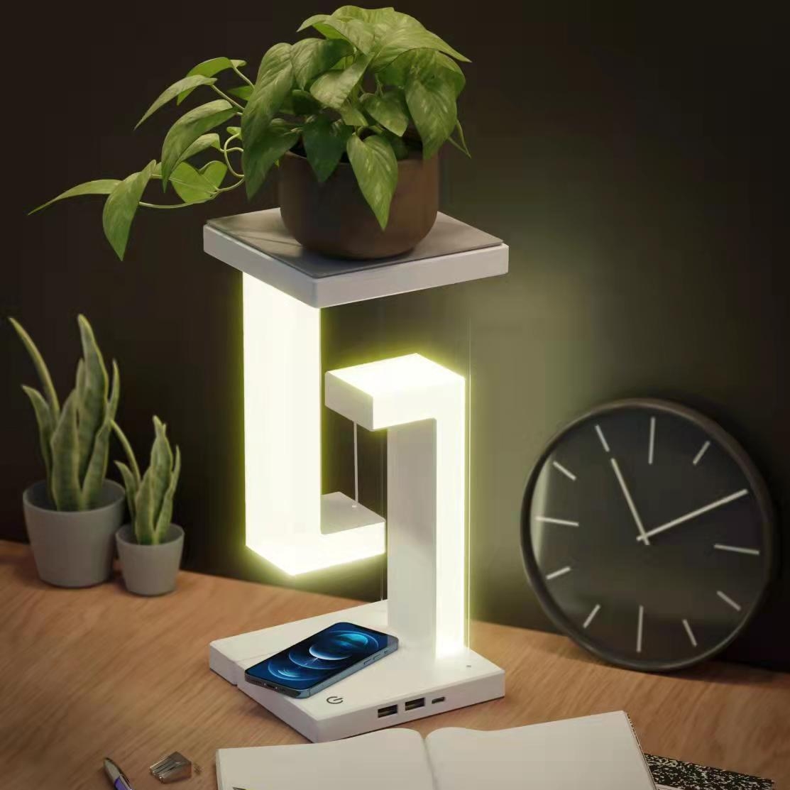 Magnetic floating table lamp, white - Image 2