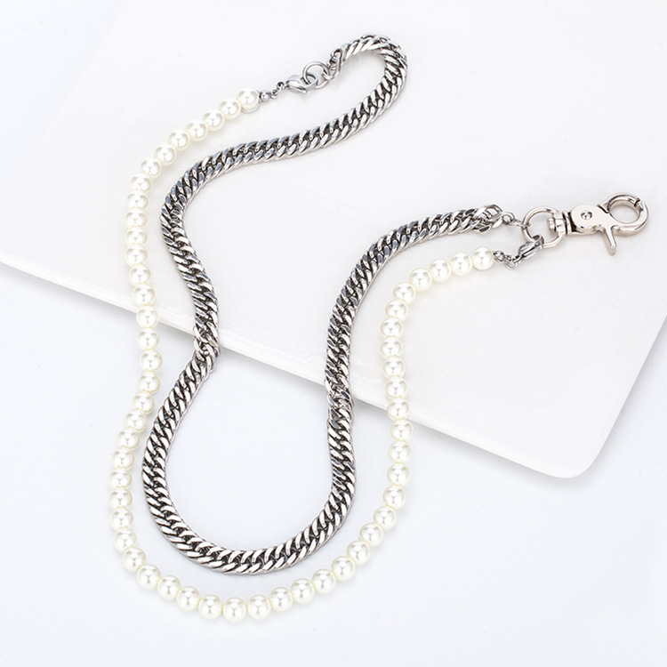 Men's bead necklace with detachable rows - Image 3