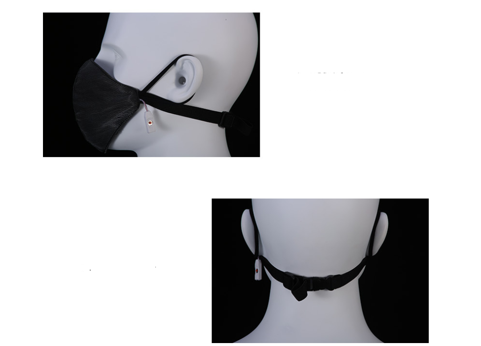 Masque buccal LED rechargeable pour la fête, blanc – Image 5