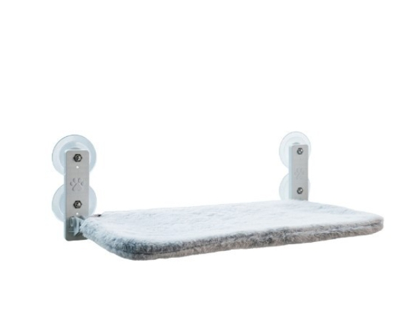 Hamac pliable pour chat, maille beige – Image 4
