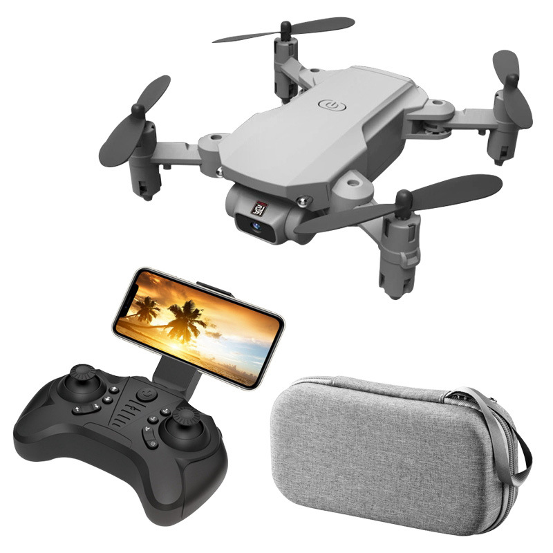 Foldable mini drone with Wi-Fi camera, black - Image 7