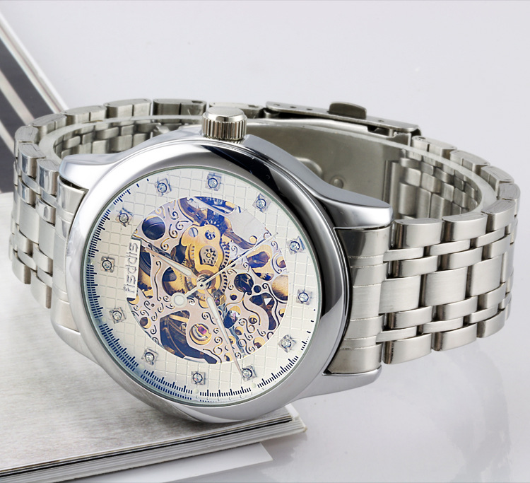 Automatisch herenhorloge met open wijzerplaat, model 3 - Afbeelding 3