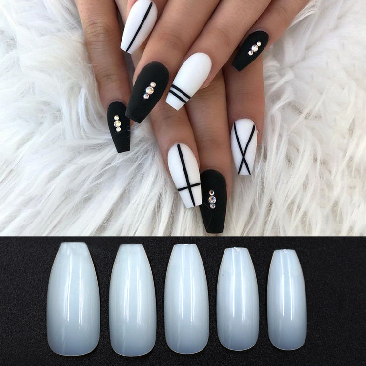 Clear false nails in ten sizes, 500 pieces - Image 3