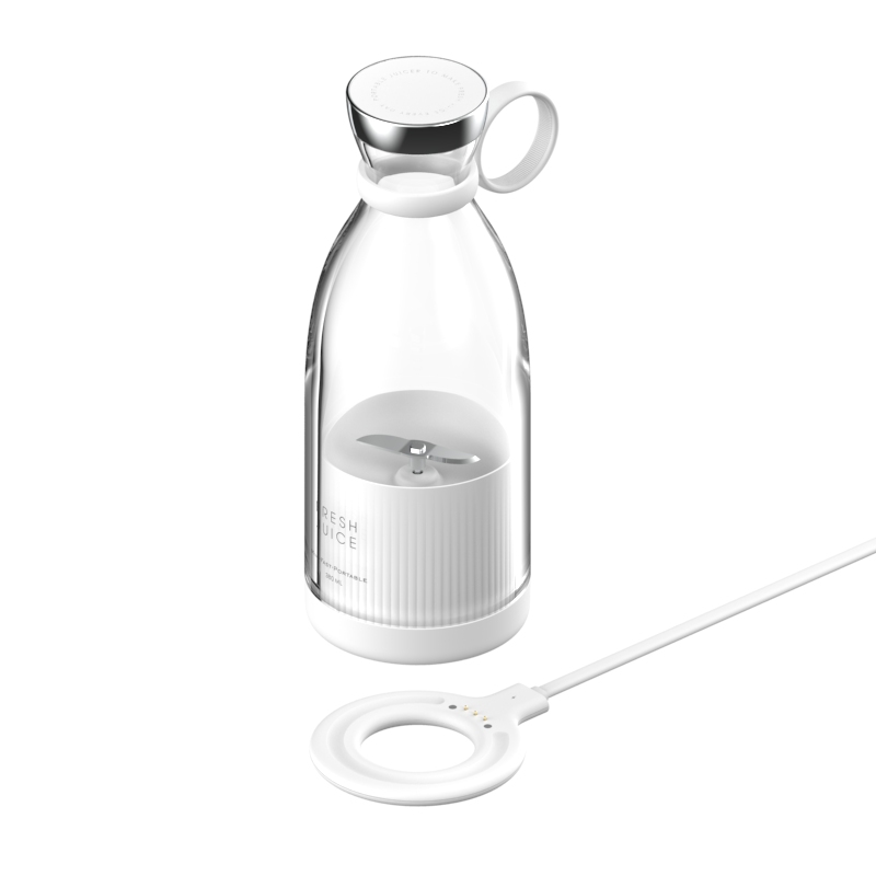 Portable juicer cup, white