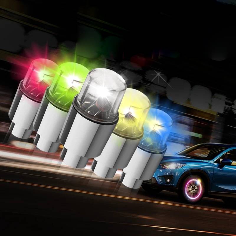 Valve cap light that glows when the wheel turns - Image 4