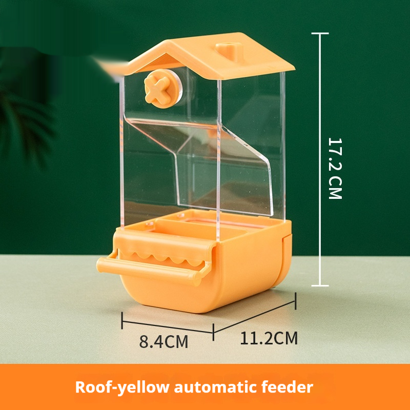 Mangeoire automatique pour perroquets à dôme, blanche – Image 4
