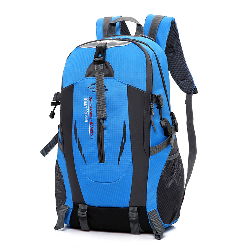 Large backpack with USB port, black - Image 2