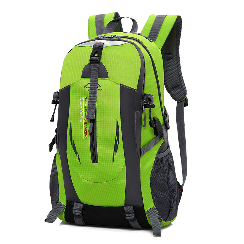Large backpack with USB port, black - Image 4