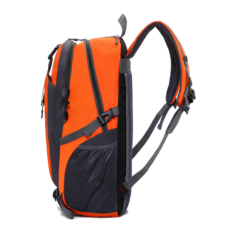 Large backpack with USB port, black - Image 8