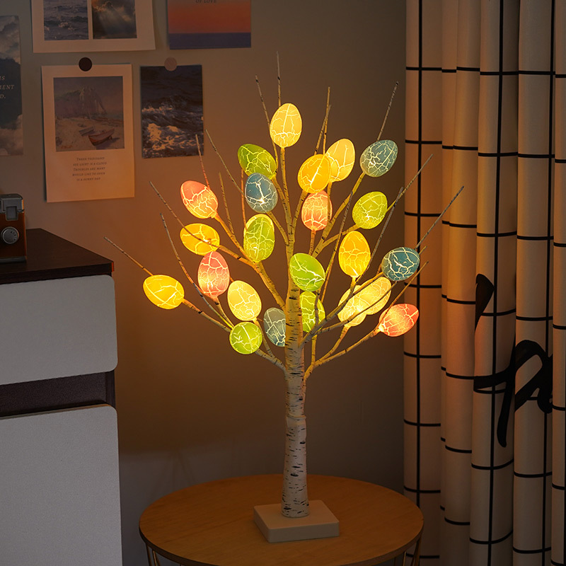 Easter tree with LED lights and eggs - Image 3