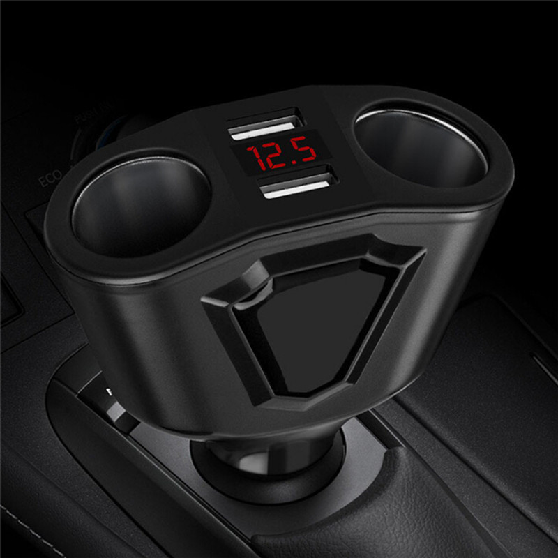 Cargador de coche con dos USB y pantalla LCD - Imagen 7