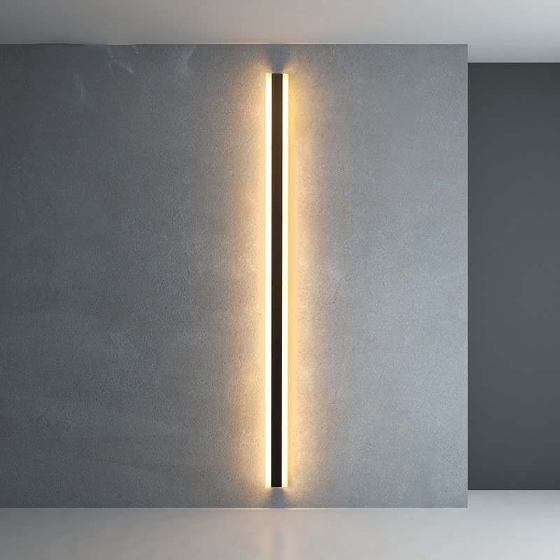 Long LED wall lamp, white light