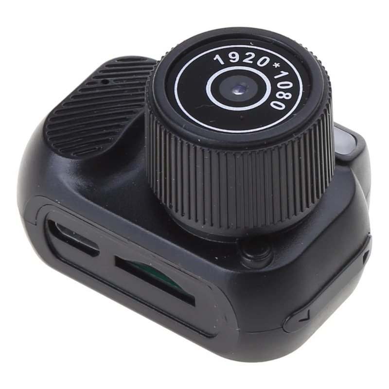 Mini caméra rétro avec écran, noire – Image 4
