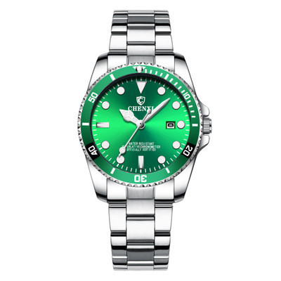 Reloj con correa de acero y caja redonda - Imagen 7