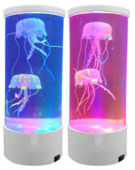 Jellyfish lamp with water tank and colour change, black - Image 5