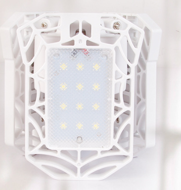 Deformable LED garage and workshop light, E27