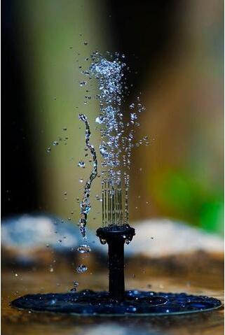 Fuente flotante solar, negra - Imagen 6