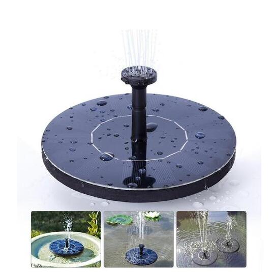 Fuente flotante solar, negra - Imagen 7