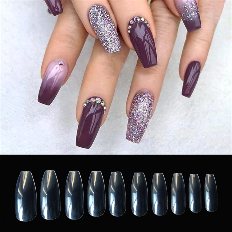 Clear false nails in ten sizes, 500 pieces - Image 6