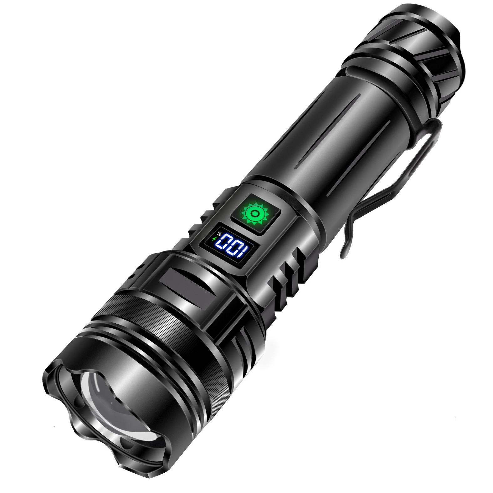Torch with adjustable beam, aluminium - Image 3