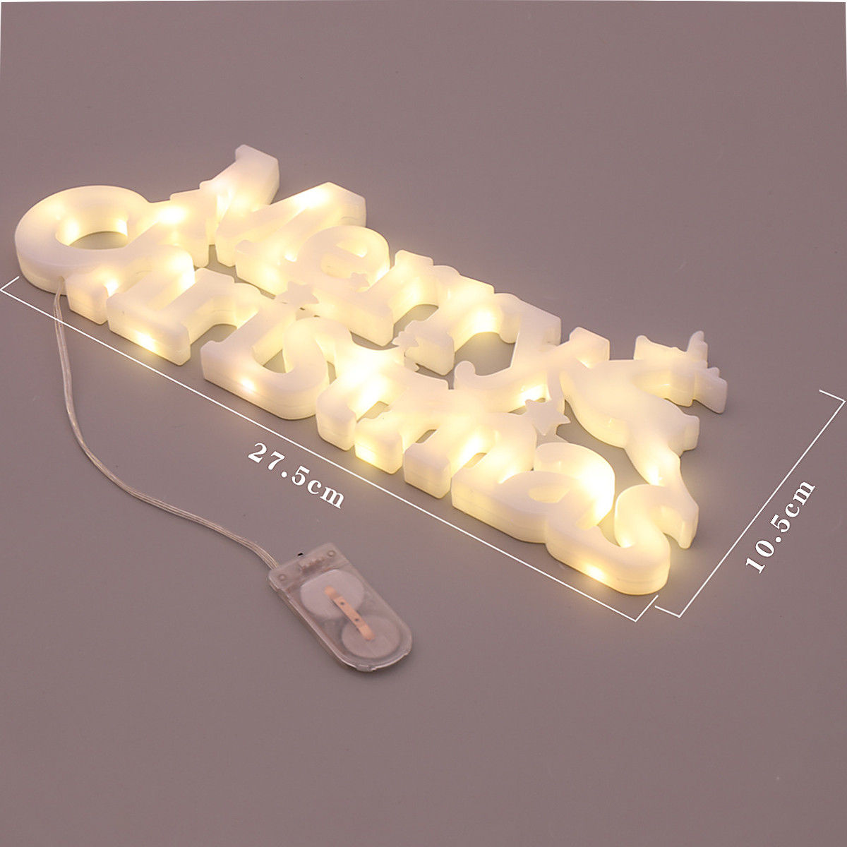 Decoratieve kerstverlichting met letters - Afbeelding 4